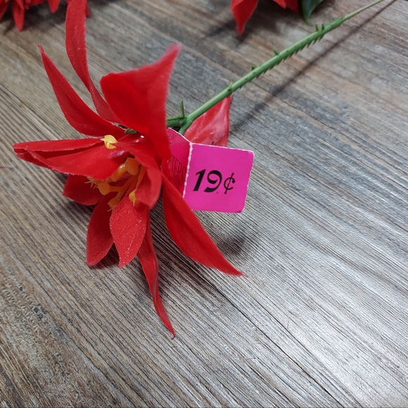 Vintage lot of MCM Christmas Greenery Picks Wreath - Picture 3 of 6